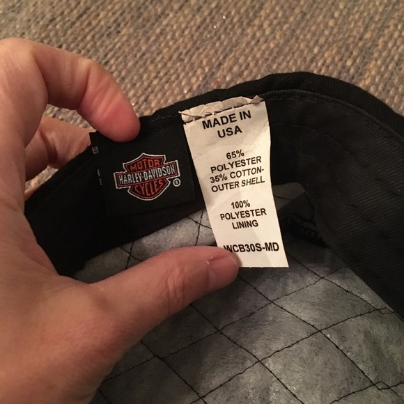 Harley davidson quilted welders cap Clearance